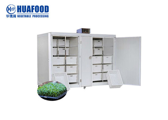เครื่องทำอาหารสัตว์ไฮโดรโปนิกส์ 250 กก. / D สำหรับข้าวบาร์เลย์ปศุสัตว์โคนม