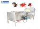 เครื่องซักผ้าผักประเภทอุตสาหกรรมแปรง, เครื่องซักผ้าแครอท / แอปเปิ้ล 500-2000 กิโลกรัม / ชั่วโมง