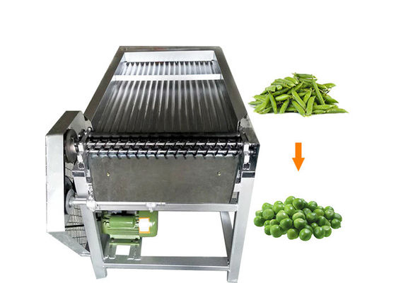 เครื่องปอกเปลือกถั่วลันเตาเครื่องปอกเปลือกถั่วเหลือง Edamame เครื่องถอดเปลือกถั่วเหลือง
